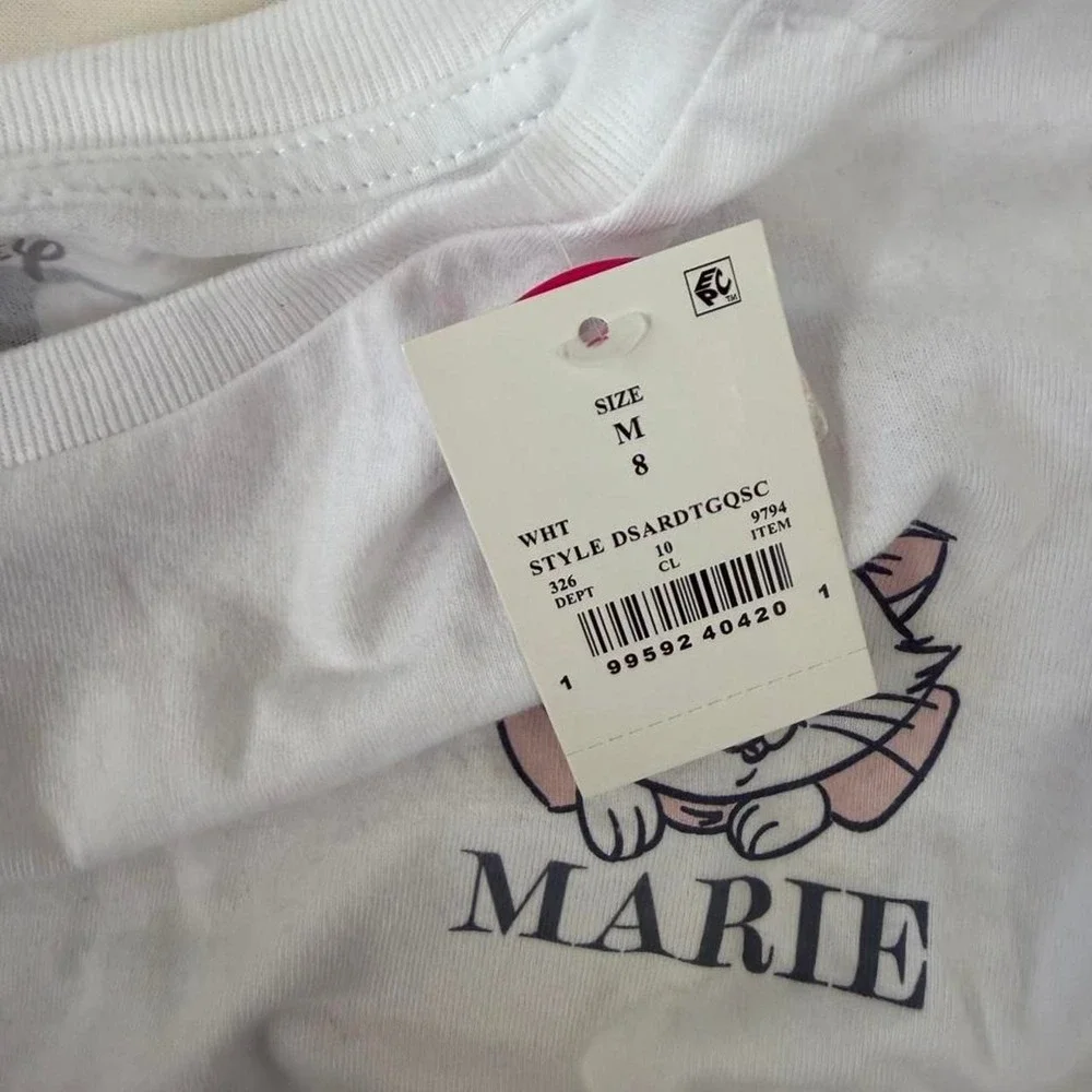 Disney Marie Paris Graphic T-Shirt 🤍🐱🗼